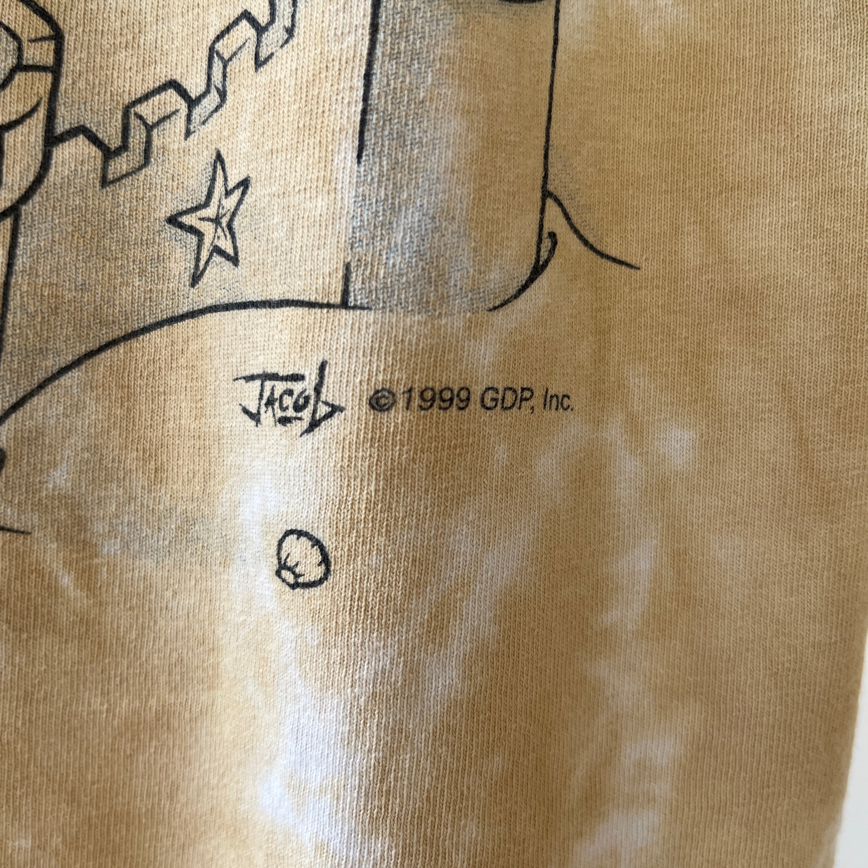 1999 Grateful Dead All Over Print T Shirt - Backside Too