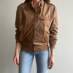 1980s Members Only Coffee Colored Jacket