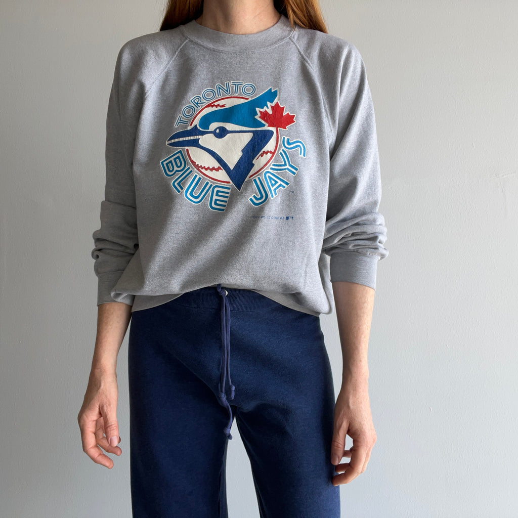 1987 Toronto Blue Jays Lightweight Sweatshirt – Red Vintage Co