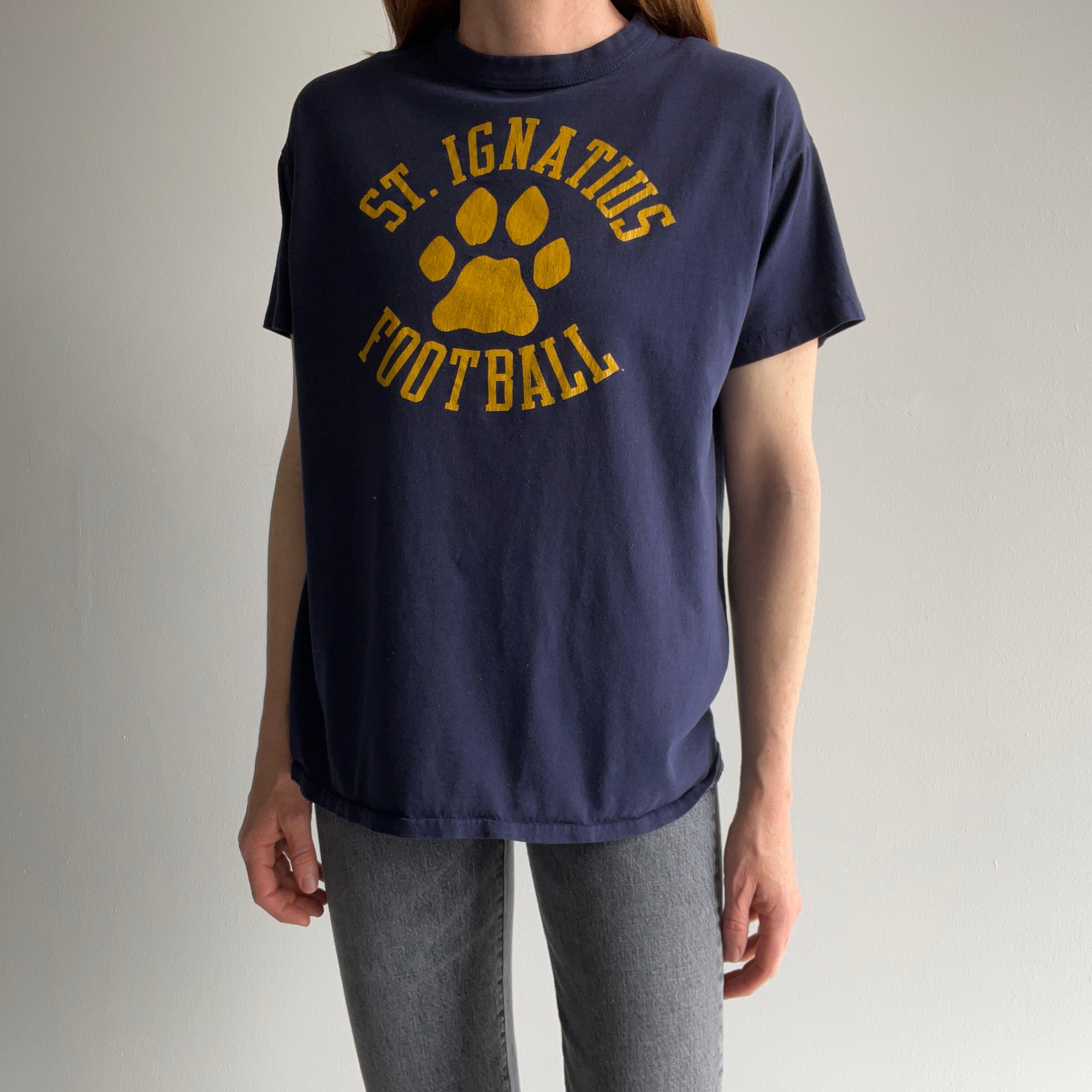 1980/90s St. Ignatius Football T-Shirt by Russell