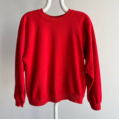 1980s Hanes Red Red Red Raglan Sweatshirt