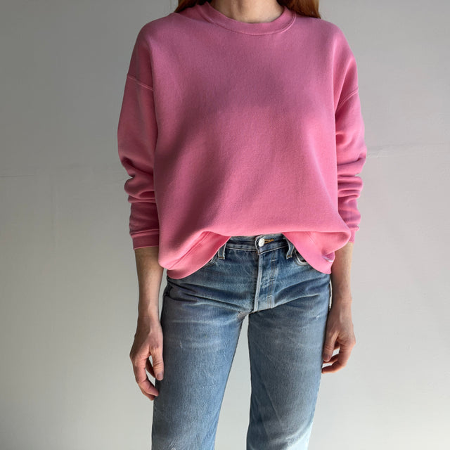 1990/2000s Deep Pastel Pink Russell Brand Sweatshirt