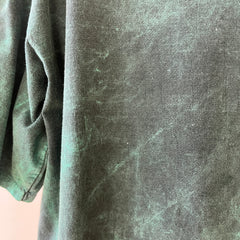 1980s/90s Green and Black Acid Wash T-Shirt - Awesome Fit