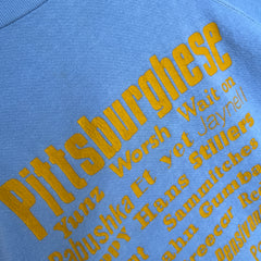 1970/80s Pittsburghese Tourist Sweatshirt - Ha, Ha, Ha