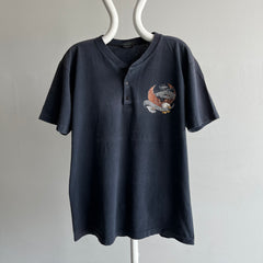 1991 Harley Henley Short Sleeve T-Shirt