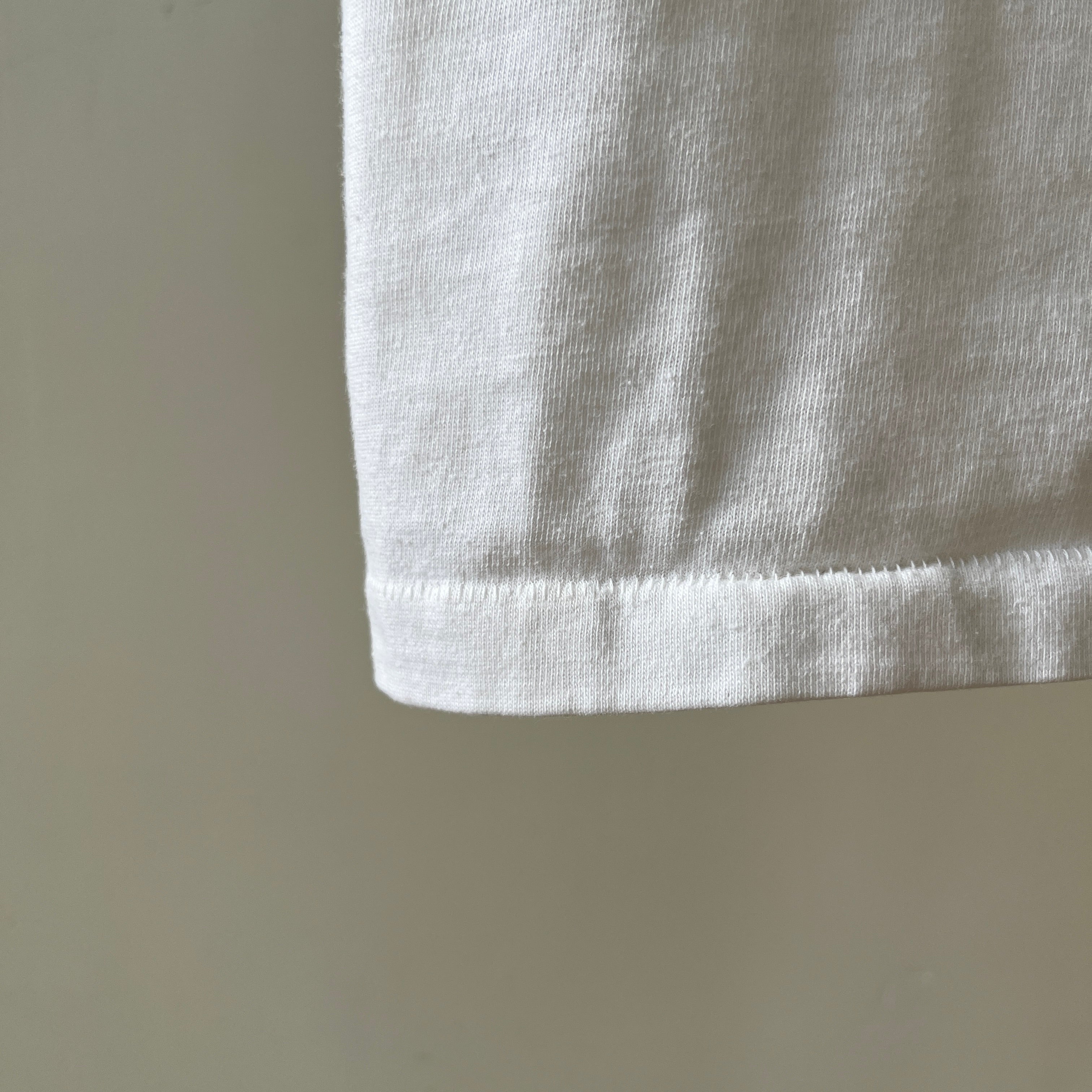 1970s Camp Arcadia V Neck T Shirt - Velva Sheen Alert!