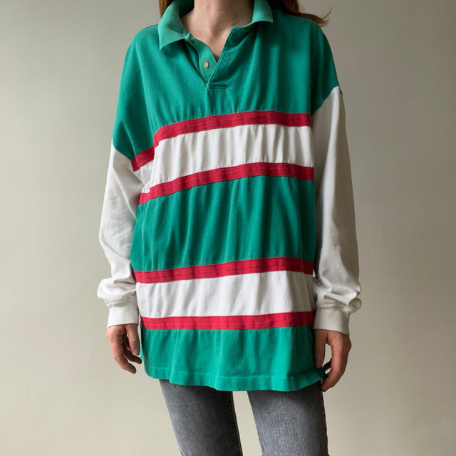 1990s Larger Classic Cotton Rugby Shirt