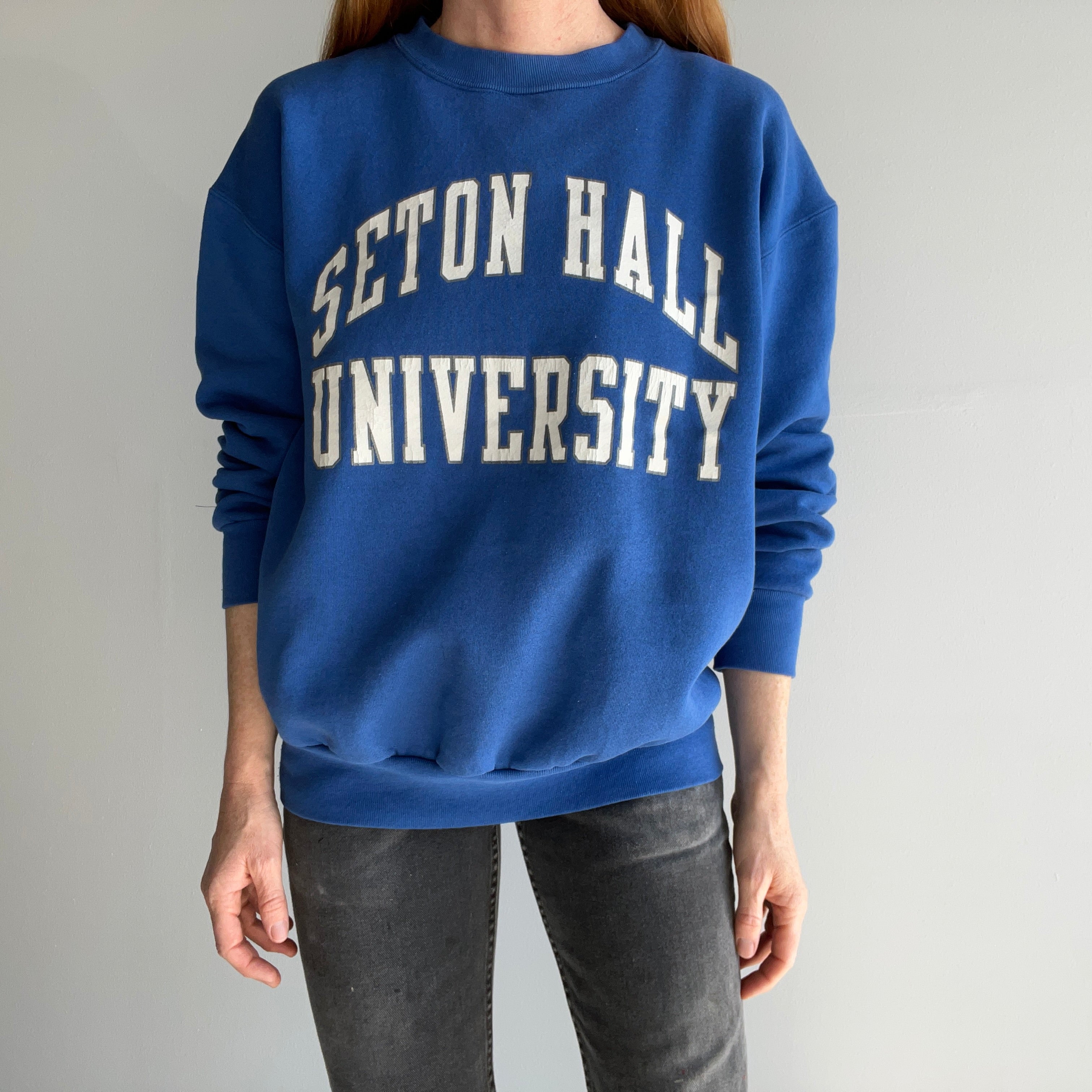 1990s Seton Hall University Sweatshirt by Jansport