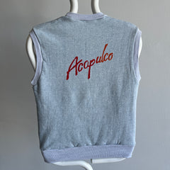 1980s Baby'O Acapulco Muscle Tank Warm Up Sweatshirt