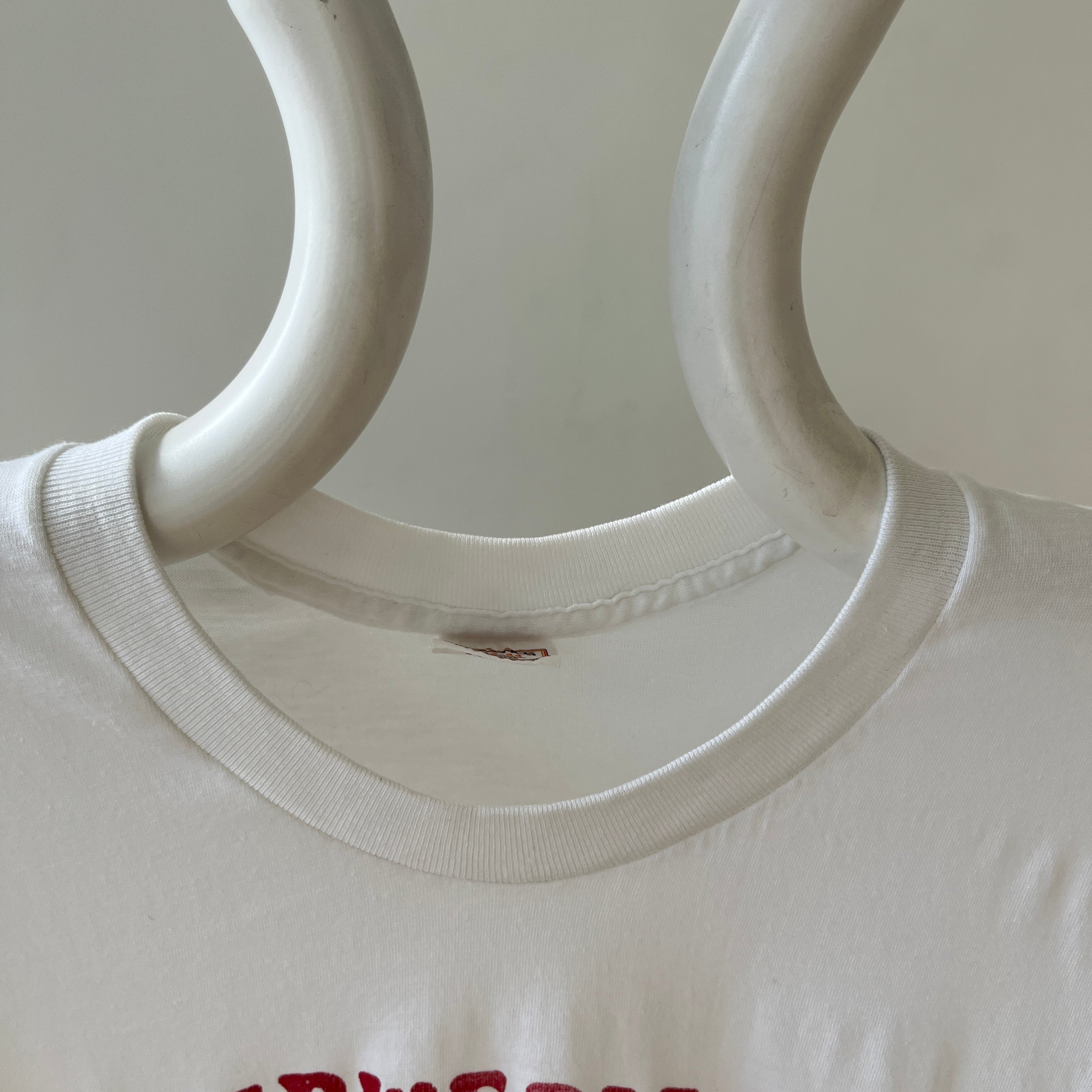 1970s Norwegian Power T Shirt - Soft and Thin - A true beauty!