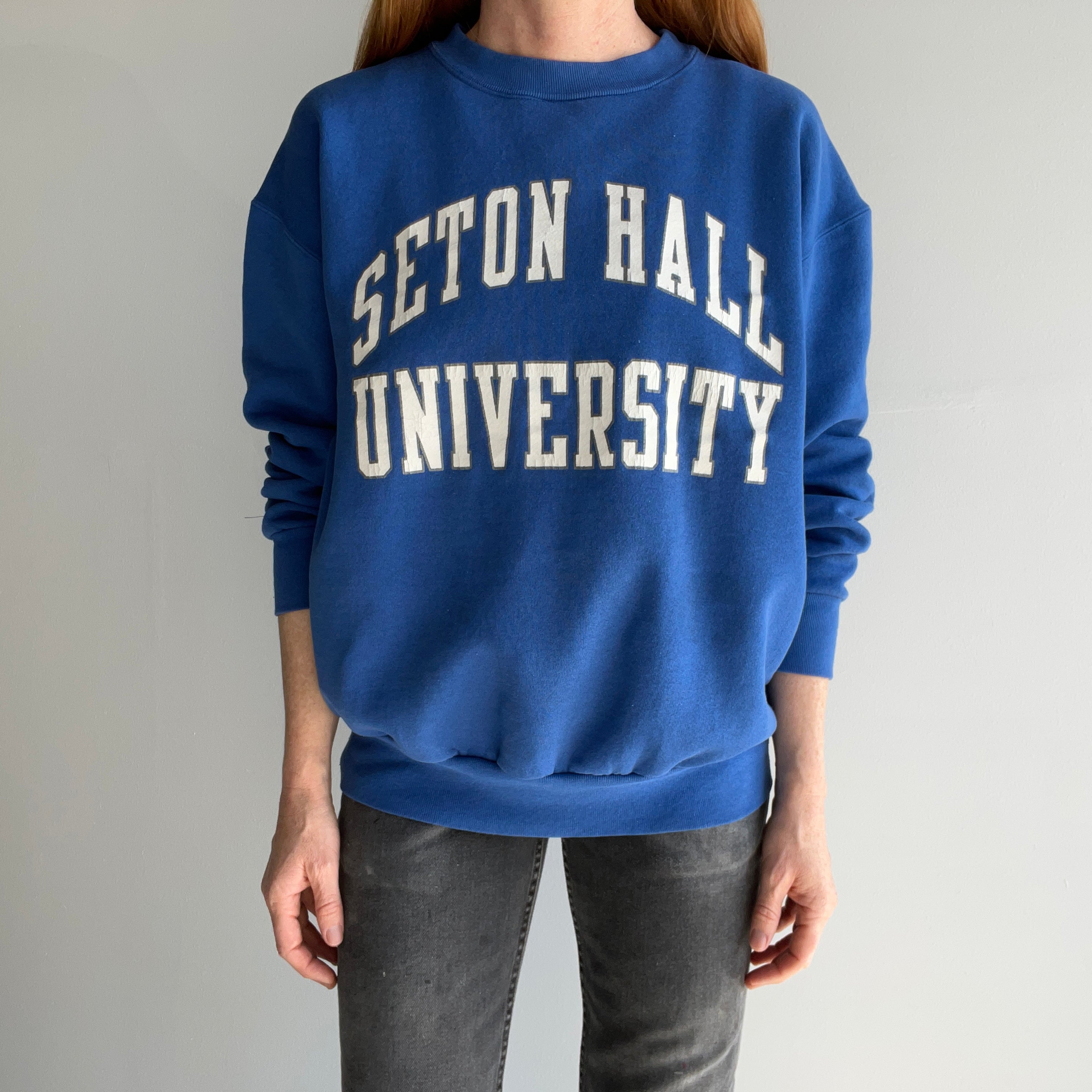 1990s Seton Hall University Sweatshirt by Jansport