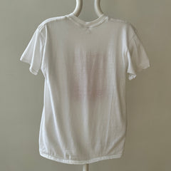 1970s Norwegian Power T Shirt - Soft and Thin - A true beauty!