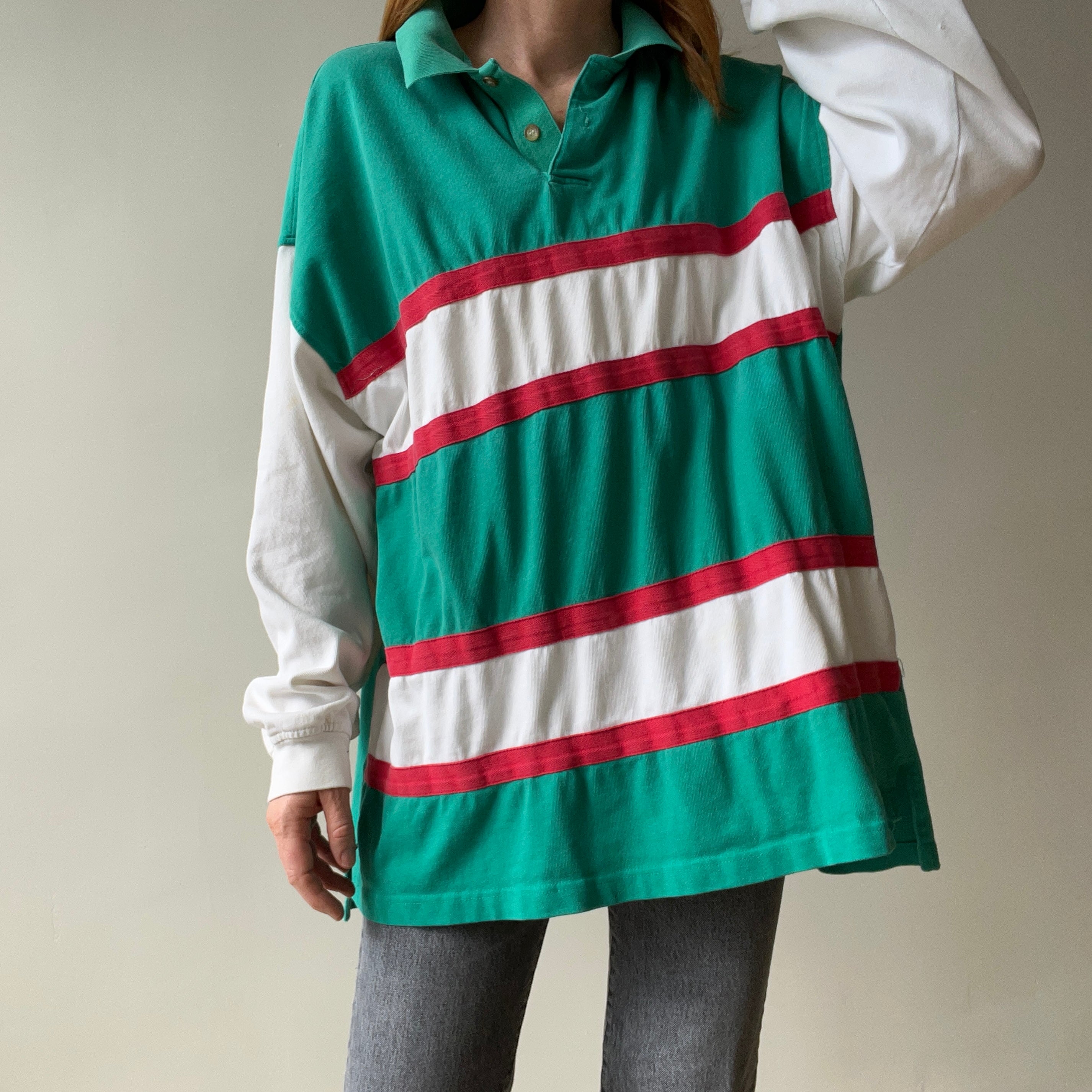 1990s Larger Classic Cotton Rugby Shirt