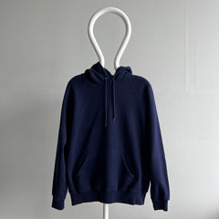 1980s Bassett Walker Navy Hoodie - Swoon