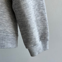 1980s Dreamy Bassett Walker Sturdy Sweats Blank Gray Sweatshirt