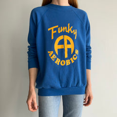 1980s Funky Aerobics Sweatshirt - !!!!