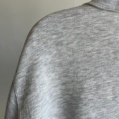1980s Dreamy Bassett Walker Sturdy Sweats Blank Gray Sweatshirt
