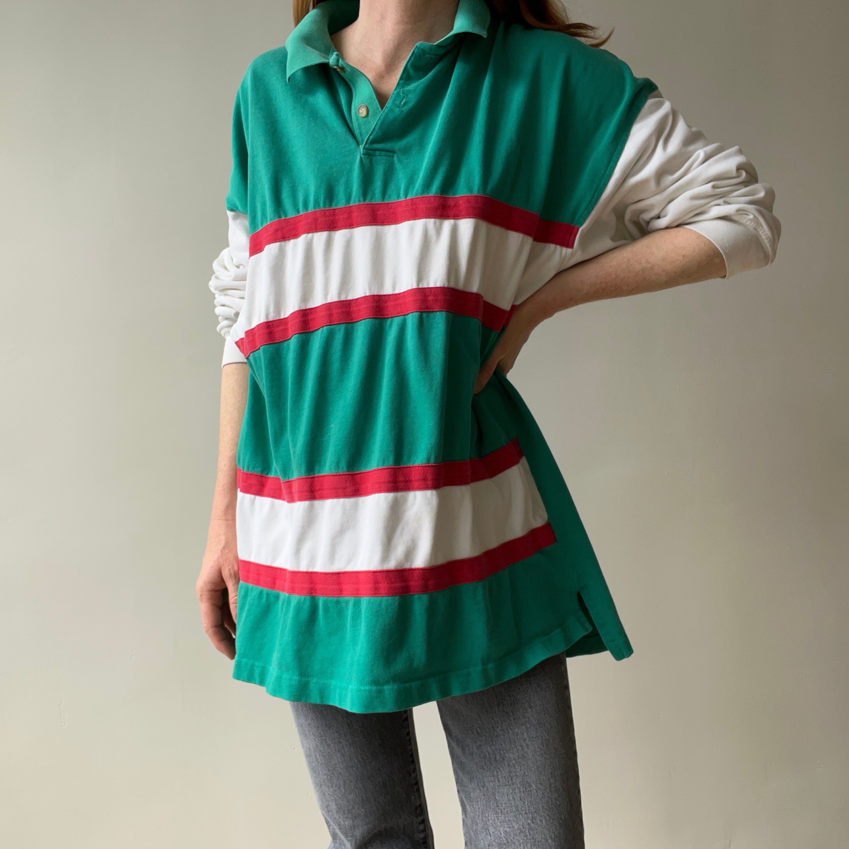 1990s Larger Classic Cotton Rugby Shirt