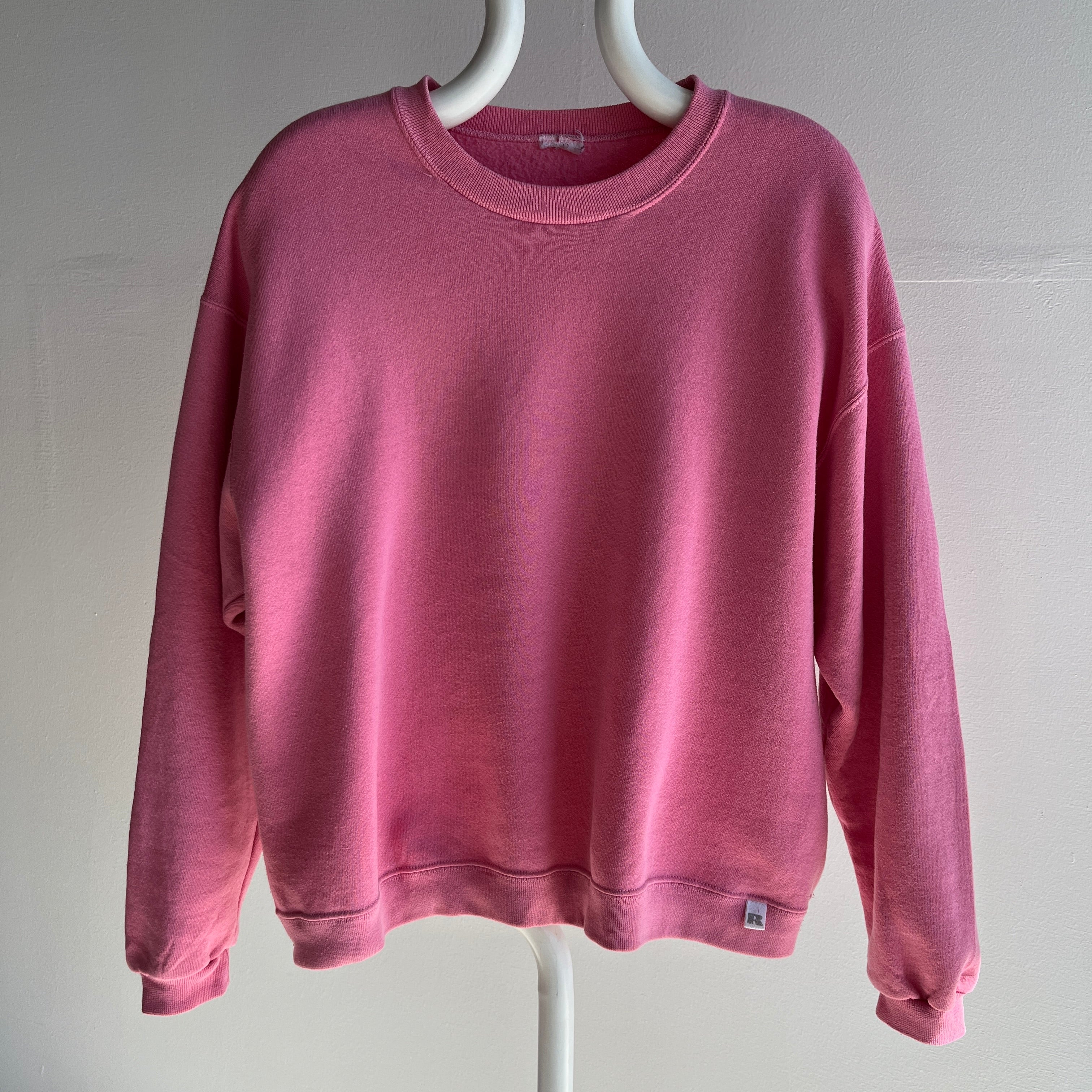 1990/2000s Deep Pastel Pink Russell Brand Sweatshirt