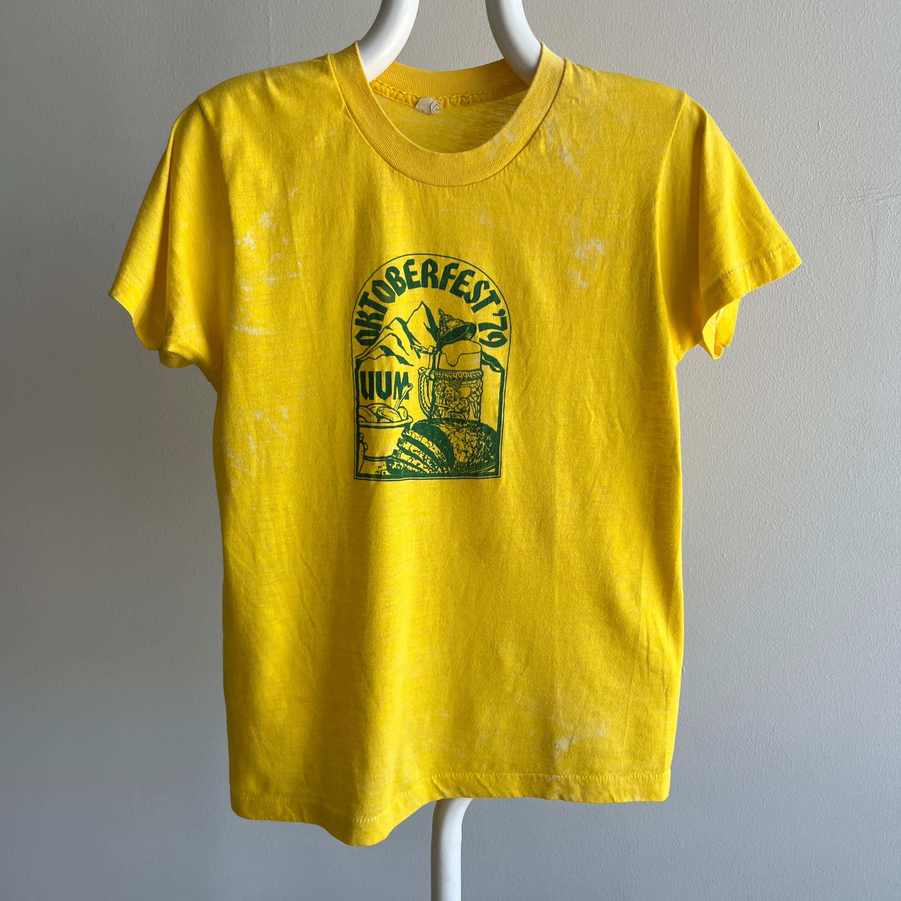 1979 Oktoberfest '79 Bleach Stained Smaller T-Shirt