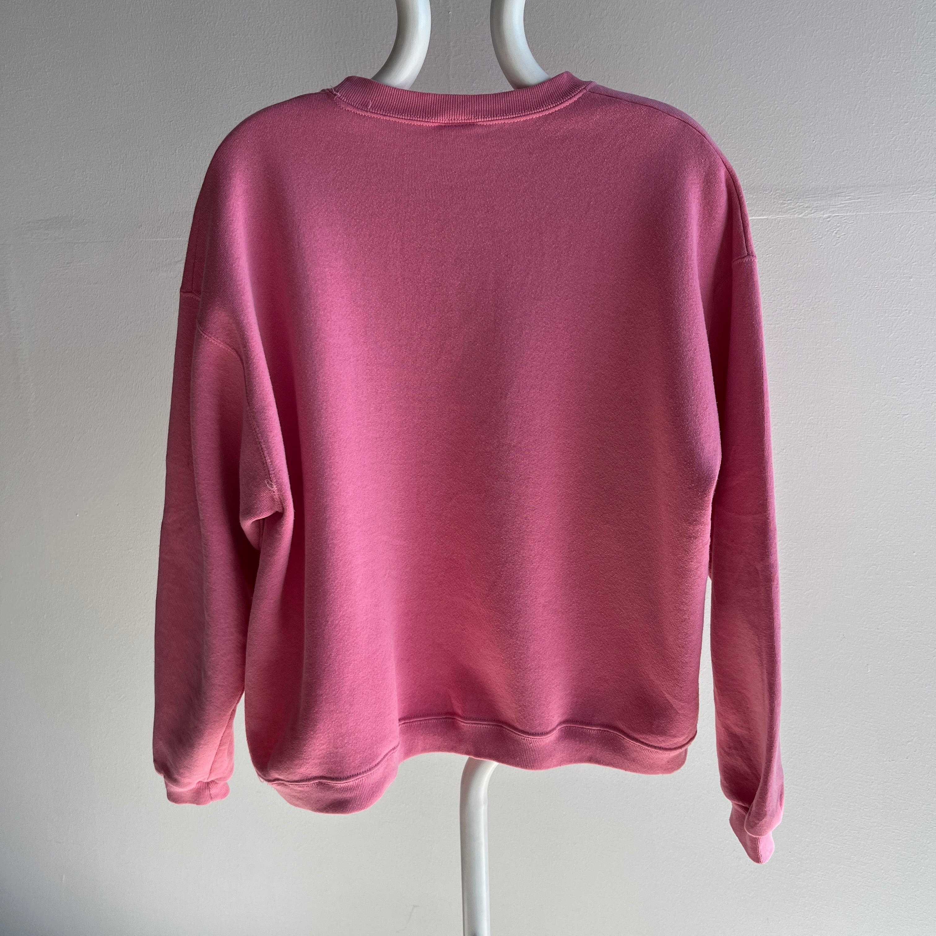 1990/2000s Deep Pastel Pink Russell Brand Sweatshirt