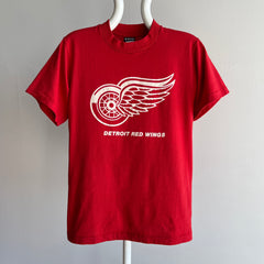 1980s Detroit Red Wings T-Shirt by Screen Stars - Barely Worn