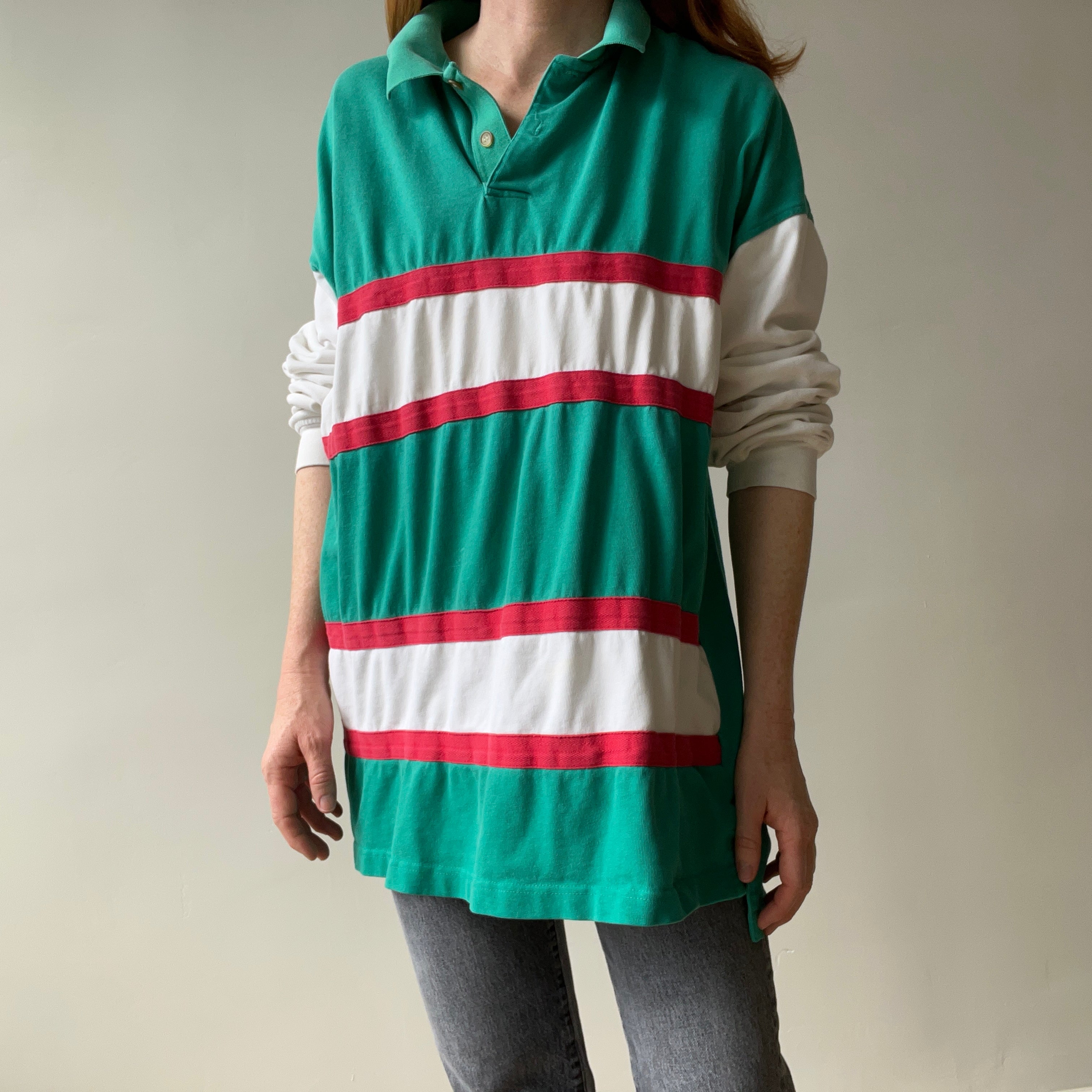 1990s Larger Classic Cotton Rugby Shirt