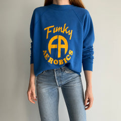 1980s Funky Aerobics Sweatshirt - !!!!