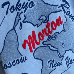 1980s Rome, Tokyo, Moscow, Paris, Morton (pop 1,036) Funny Tourist Sweatshirt