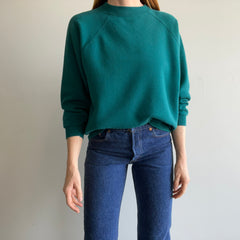 1990s HHW Deep Teal Raglan Sweatshirt