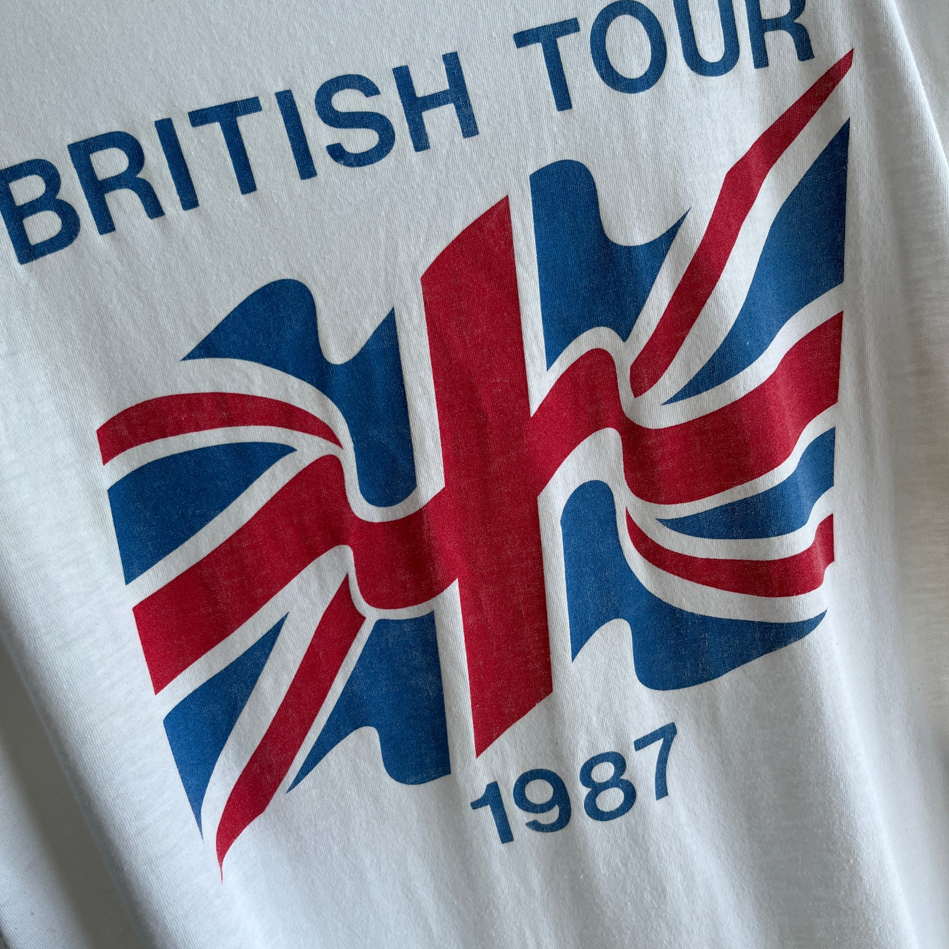 1987 Justice Rugby British Tour (The Backside) Vancouver, B.C. Canada - Super Stained