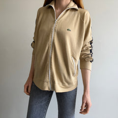 1970/80s Izod Slouchy Zip Up Mock Neck Tracksuit Sweatshirt