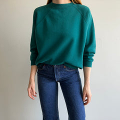 1990s HHW Deep Teal Raglan Sweatshirt