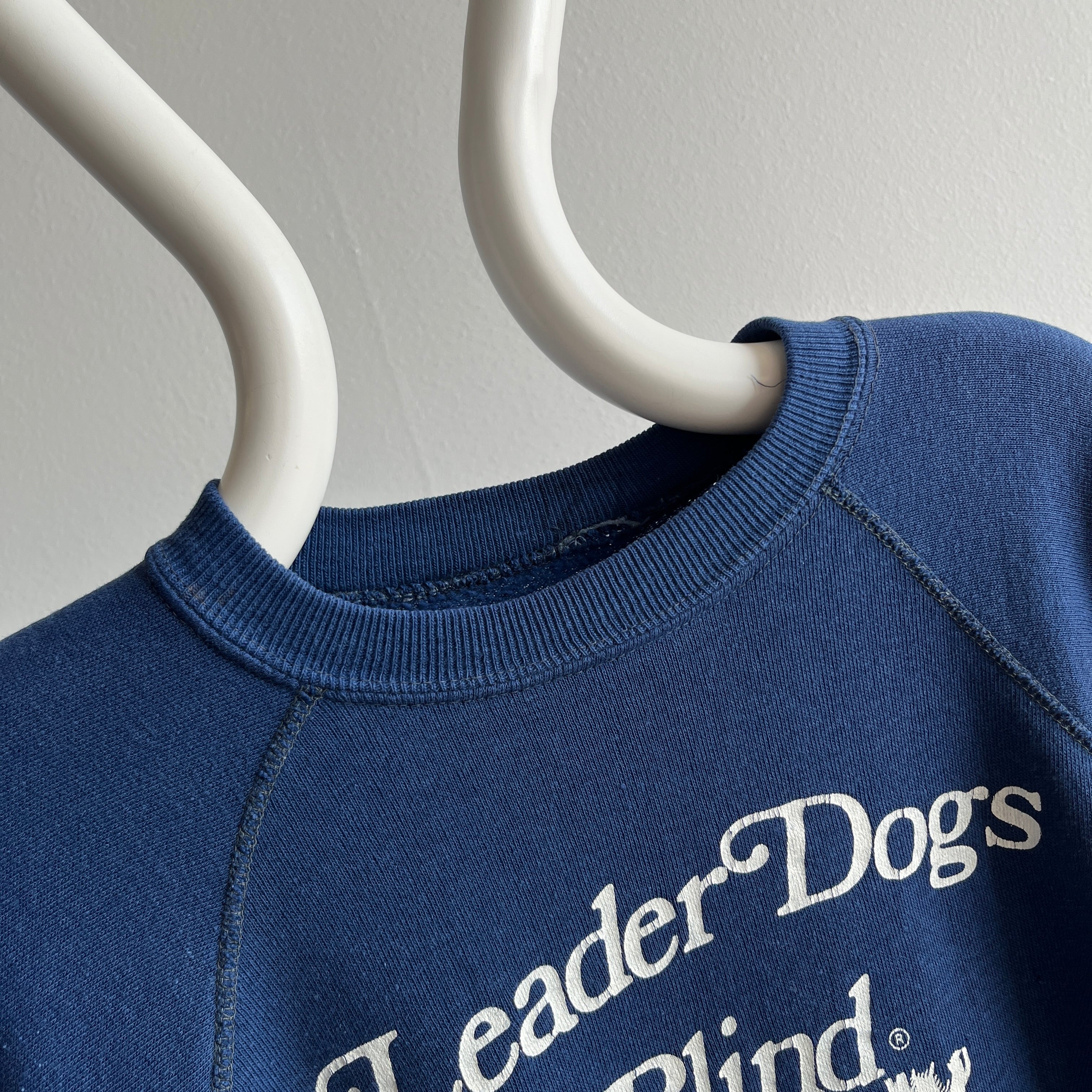 1980s Leader Dogs for the Blind Rochester, MI Sweatshirt - OMG