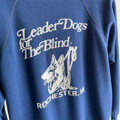 1980s Leader Dogs for the Blind Rochester, MI Sweatshirt - OMG