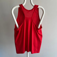 1970s Red Racer Back Easy Breezy Tank Top by Royal First Class