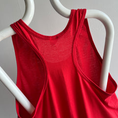 1970s Red Racer Back Easy Breezy Tank Top by Royal First Class