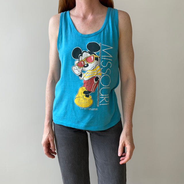 1980s Mickey Mouse Missouri Tank Top
