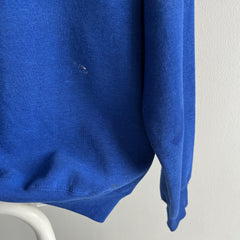 1980/90s Pour La France - Aspen, Boulder, Denver - Beat Up Paint Stained Sweatshirt with Pockets!