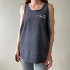 1990s Faded Black Butterfield Stop El Paso, Texas Tank Top