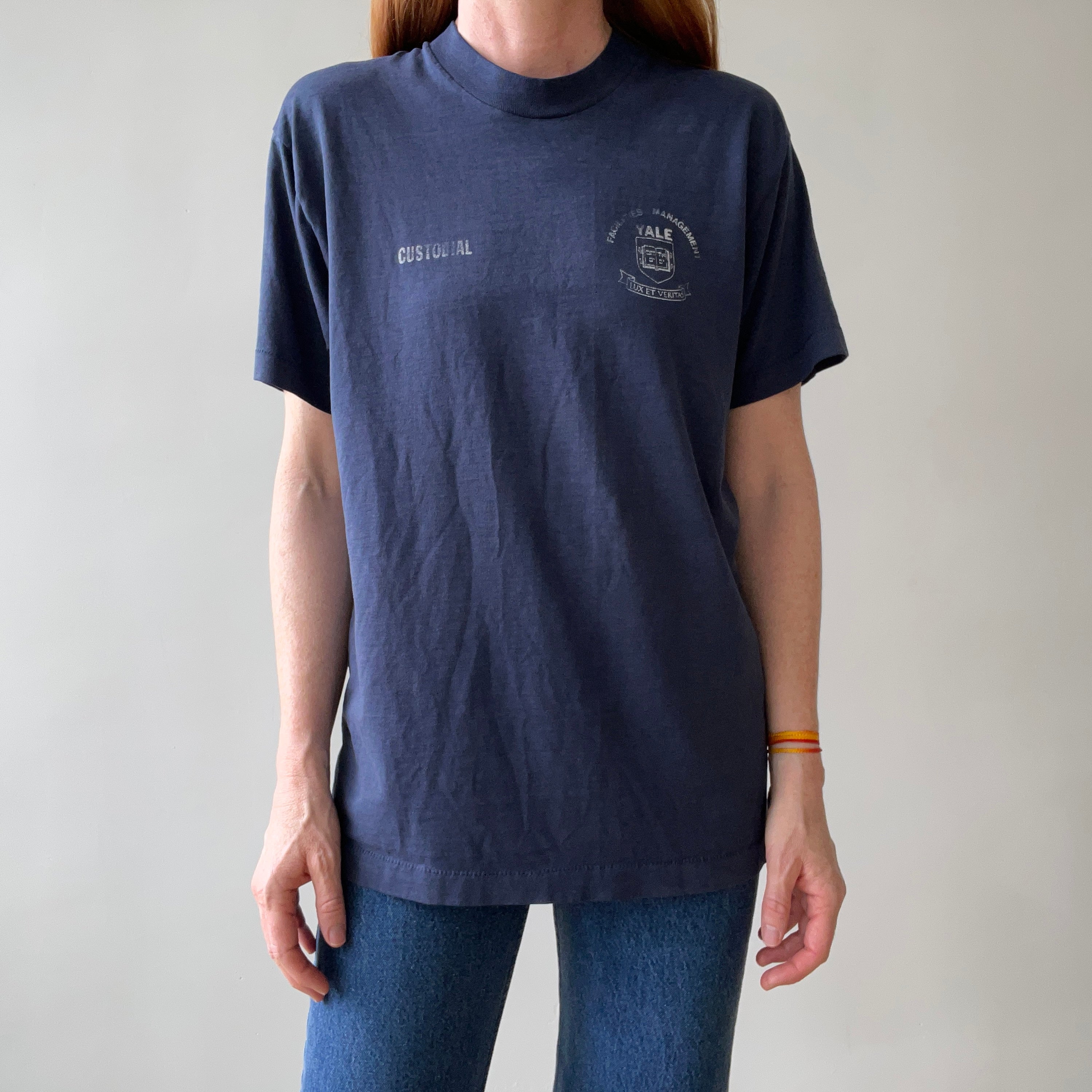 1980s/90s Custodial Yale T Shirt