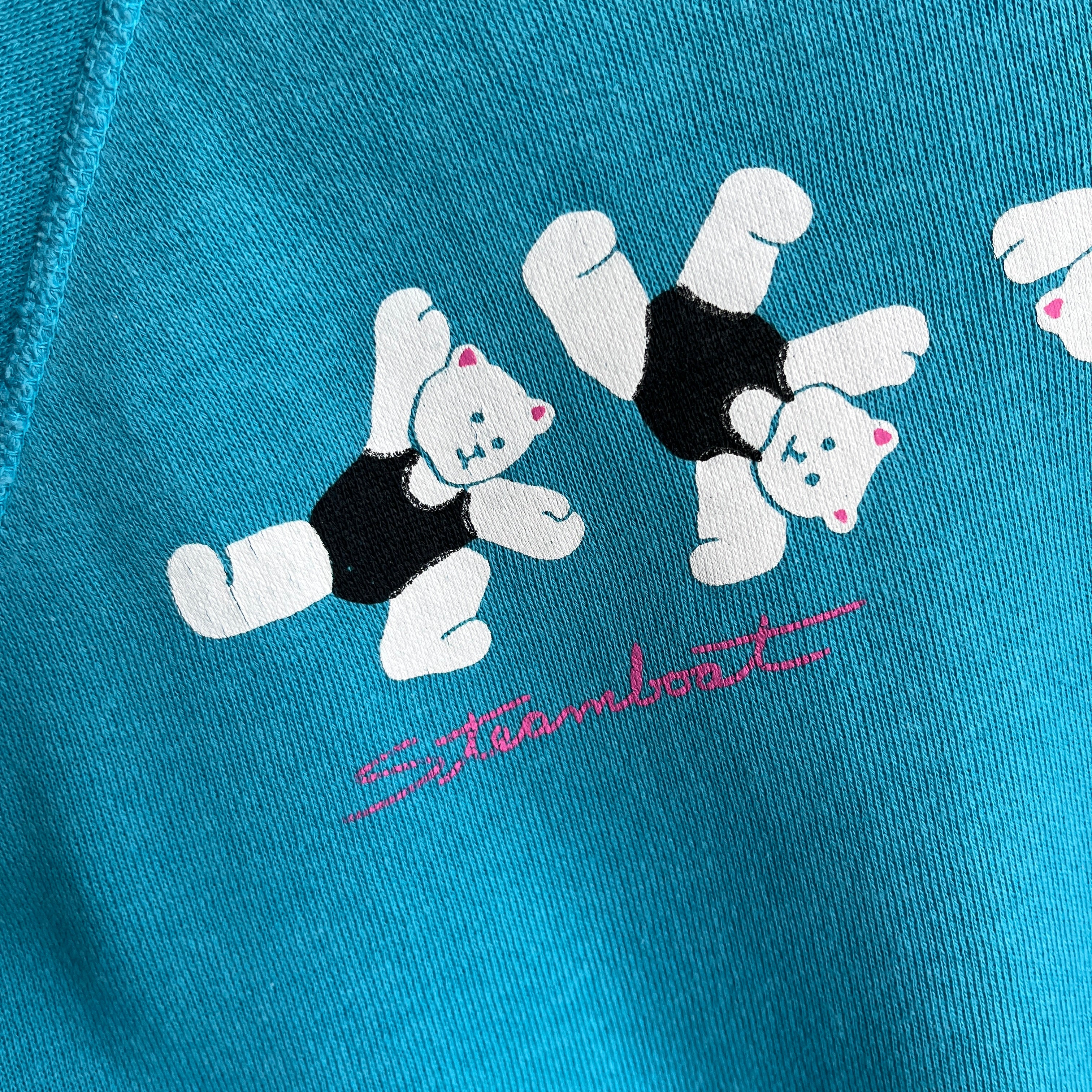 1980s Steamboat Gymnastic Teddy Bears Sweatshirt - OH MY