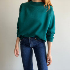 1990s HHW Deep Teal Raglan Sweatshirt