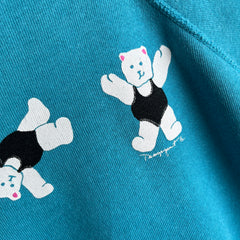1980s Steamboat Gymnastic Teddy Bears Sweatshirt - OH MY