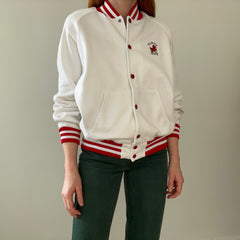 1980s Illinois State Snap Front Baseball Jacket/Sweatshirt