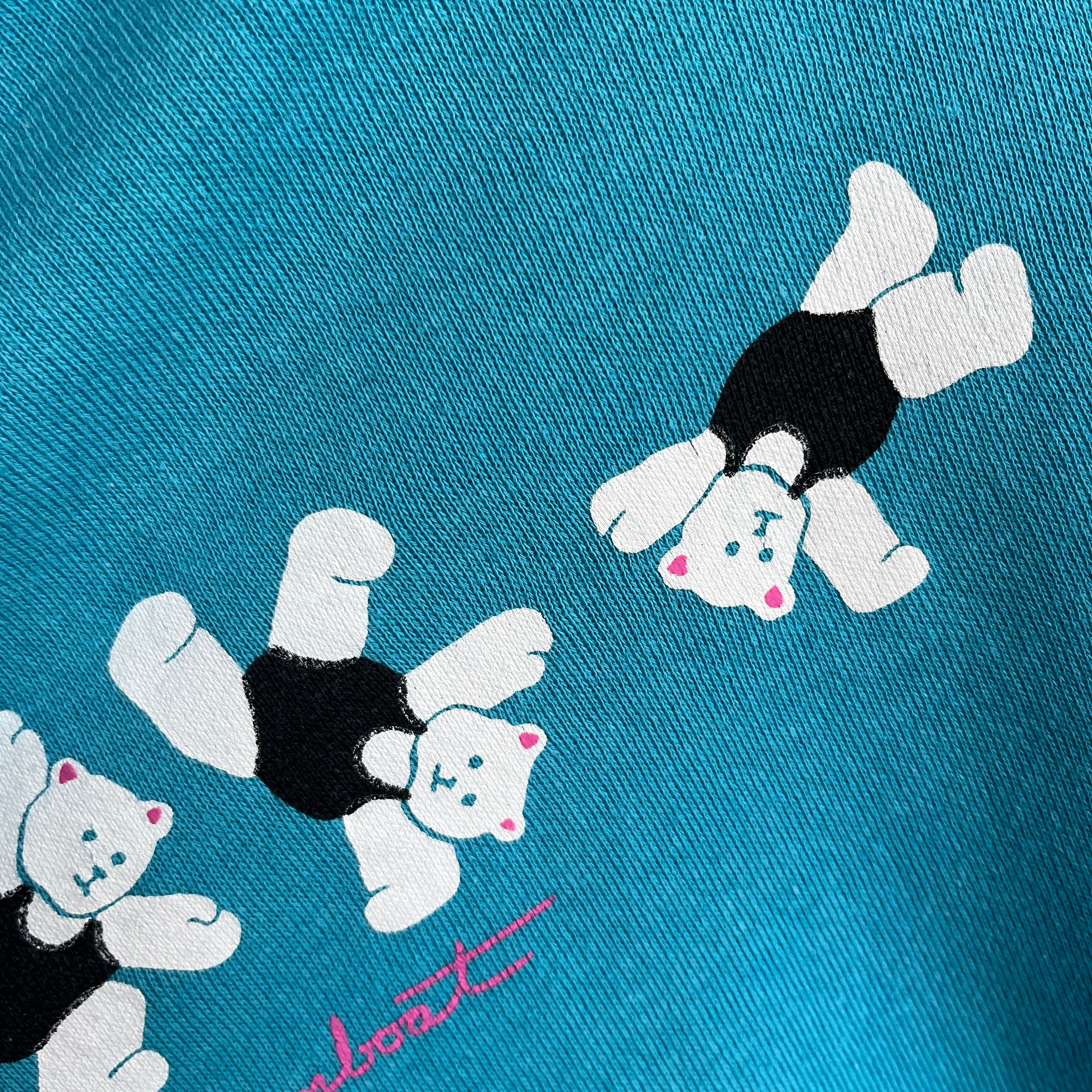 1980s Steamboat Gymnastic Teddy Bears Sweatshirt - OH MY
