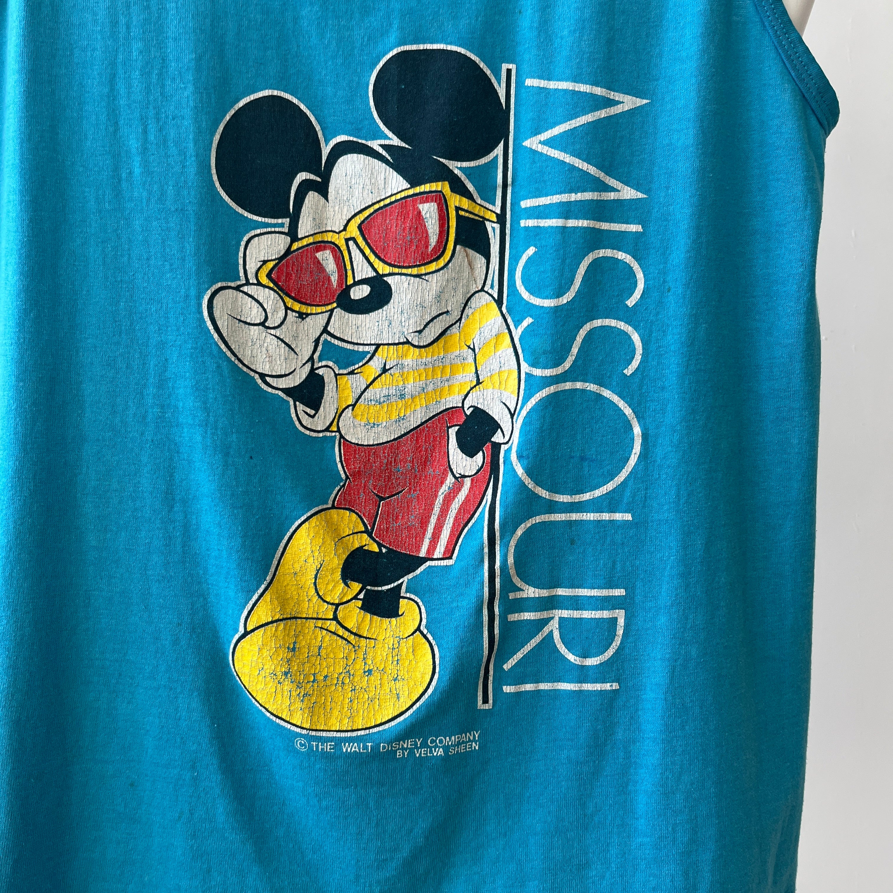1980s Mickey Mouse Missouri Tank Top