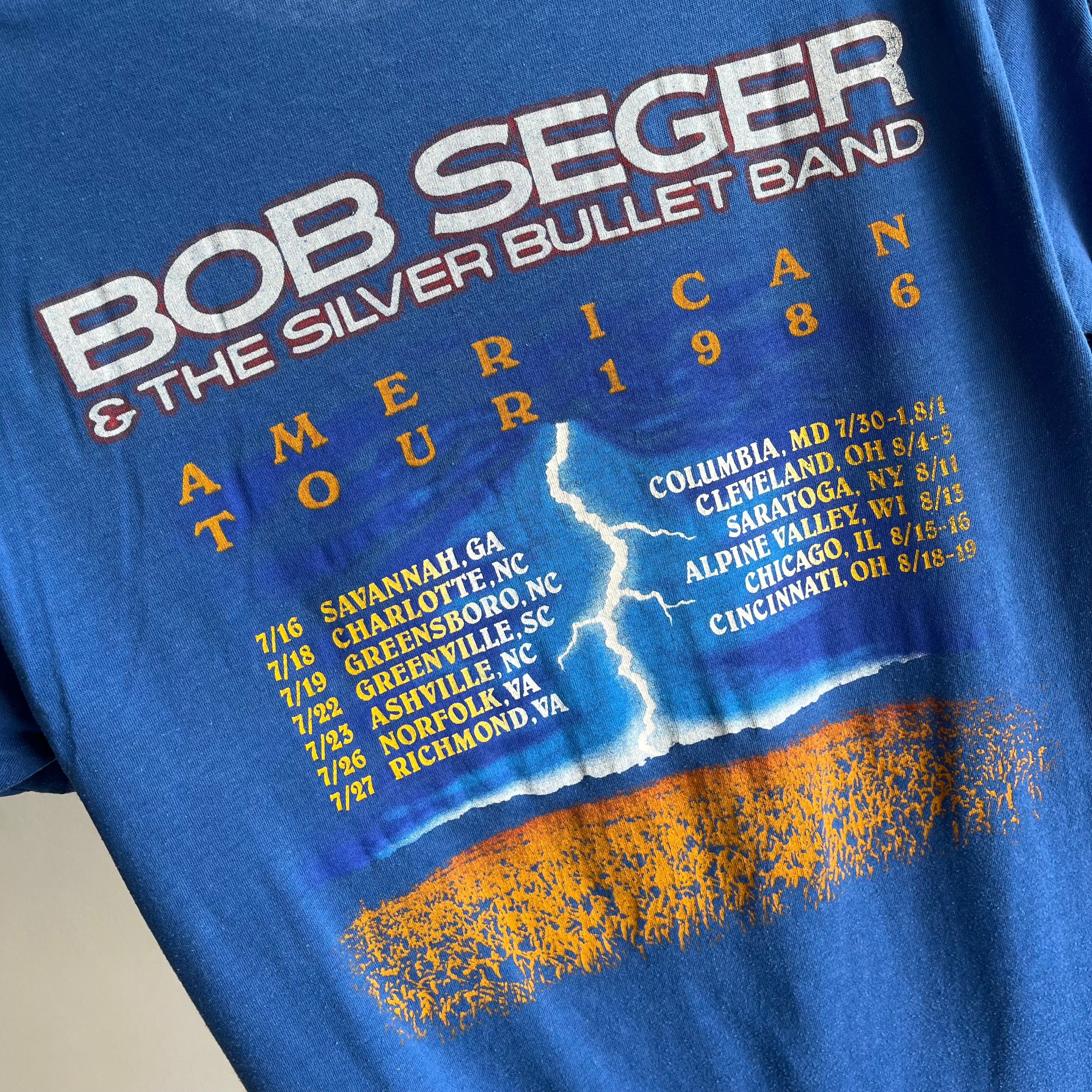 1986 Bob Seger and The Silver Bullet Band T-Shirt