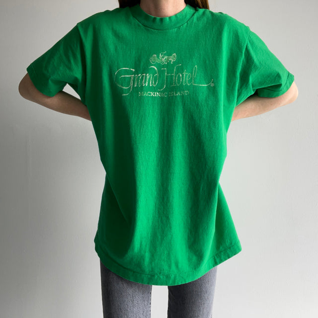 1980s Grand Hotel Mackinac Island Cotton T-Shirt by FOTL