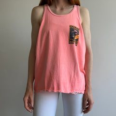 1980s Faded Neon Quasi Moto Surf Gear on a Crazy Shirts Tank